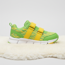 Kids' Athletic Sneakers - Green & Yellow